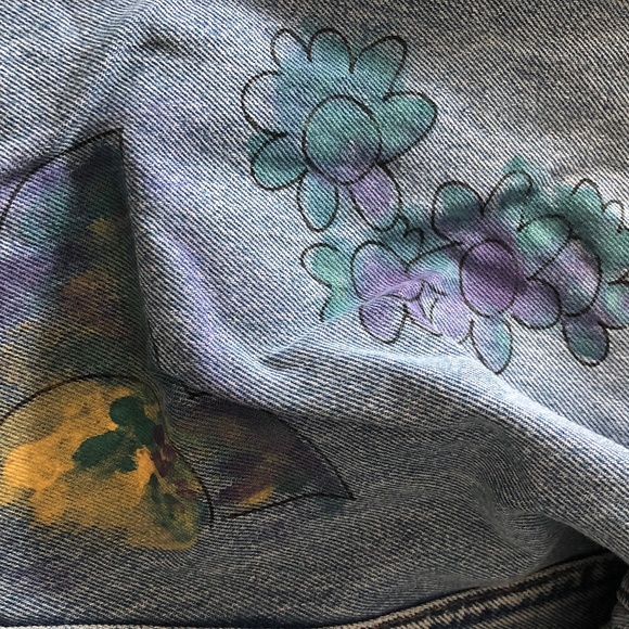 One of a Kind Levis Hand Painted 532 Style - Picture 10 of 15